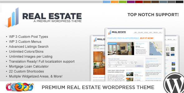 WP Pro Real Estate 2 WordPress Theme - Business Corporate